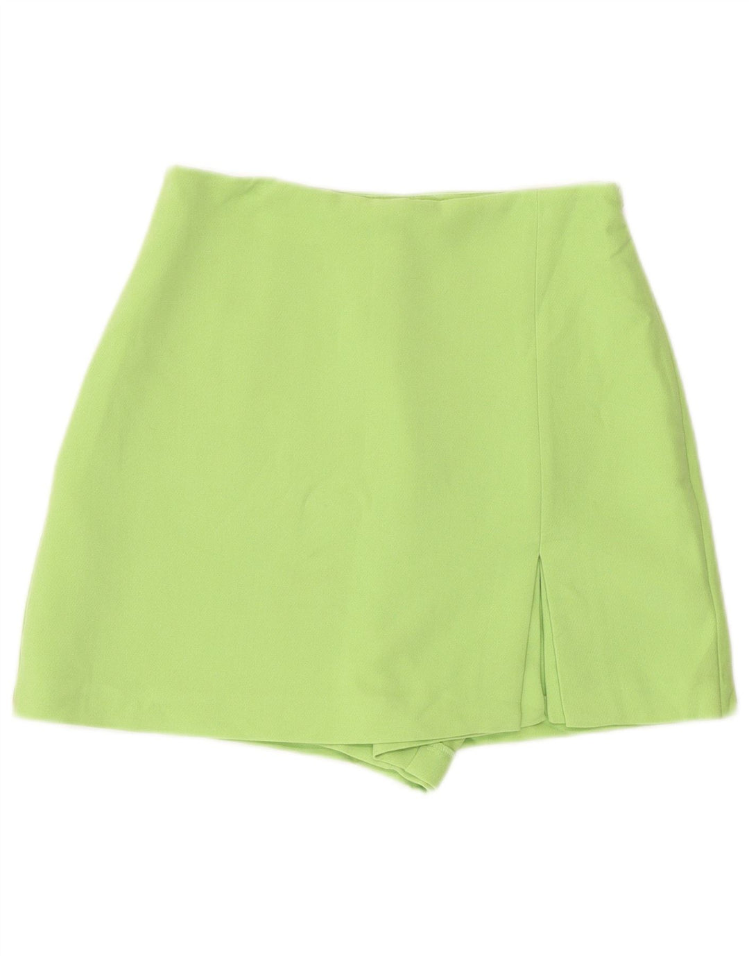 Zara Womens High Waist Skort UK 8 Small  Green