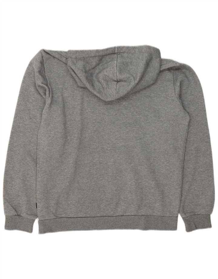 Puma Pull à Capuche Graphique Homme Gris Moyen Moucheté Coton