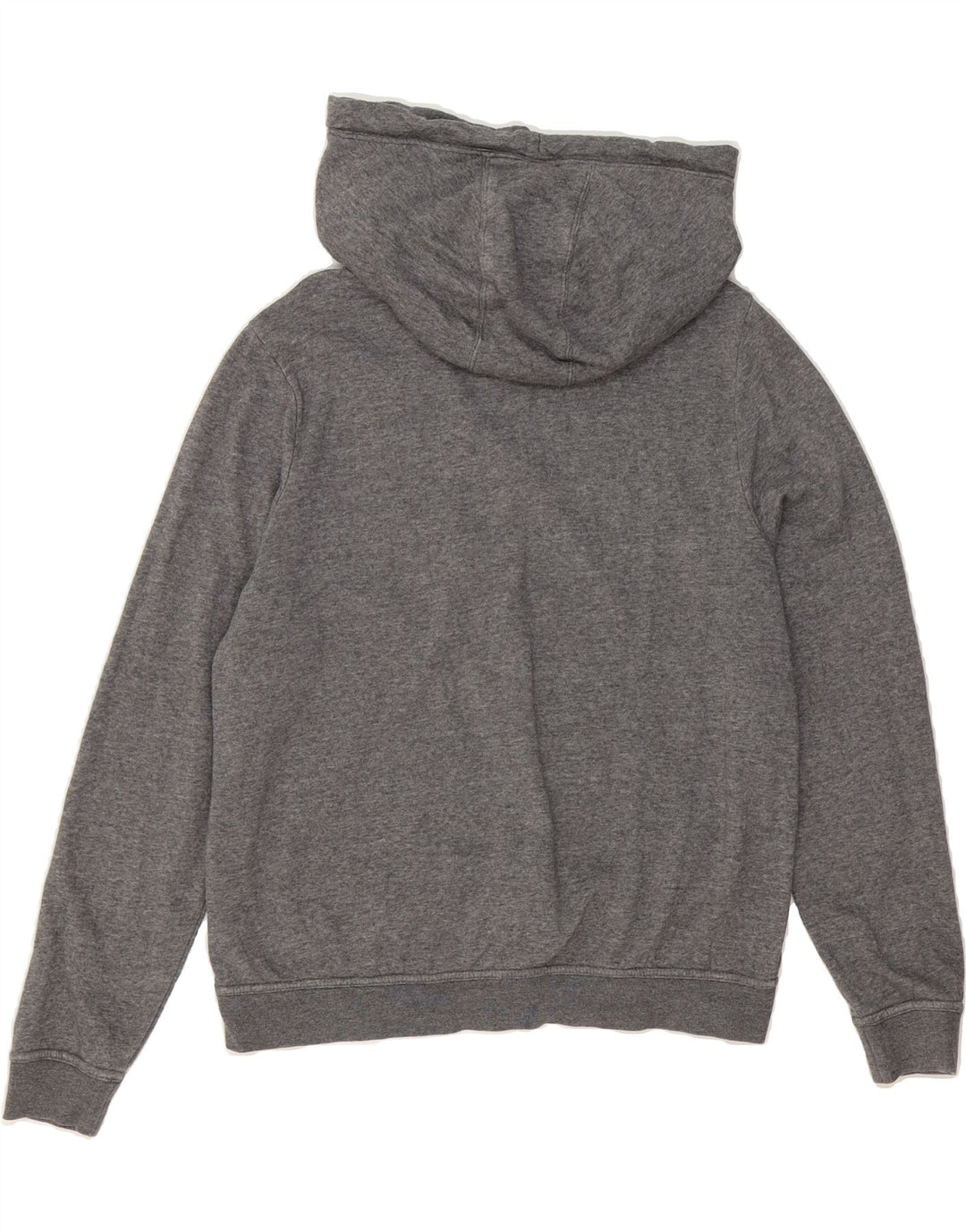 NIKE Womens Oversized Hoodie Jumper UK 14 Medium Grey Cotton Vintage Nike and Second-Hand Nike from Messina Hembry 