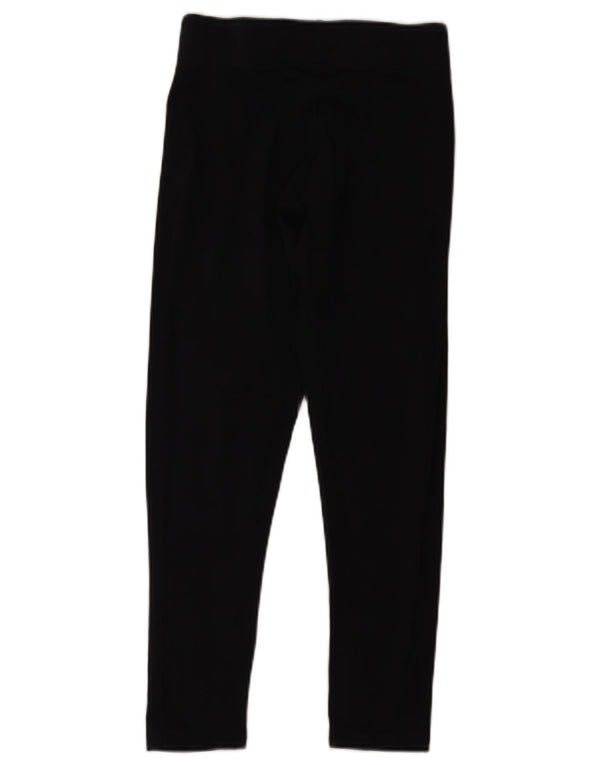 Adidas Dame Grafiske Leggings UK 8/10 Small Black Bomuld