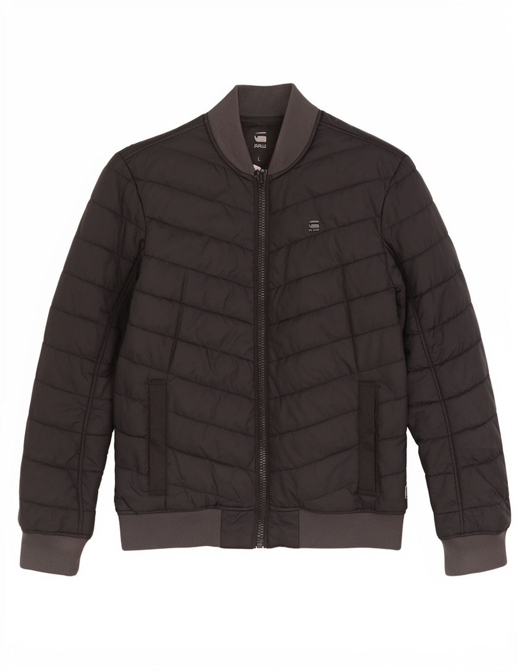 G-Star Herren Wattierte Jacke UK 40 Large Schwarz Polyamid