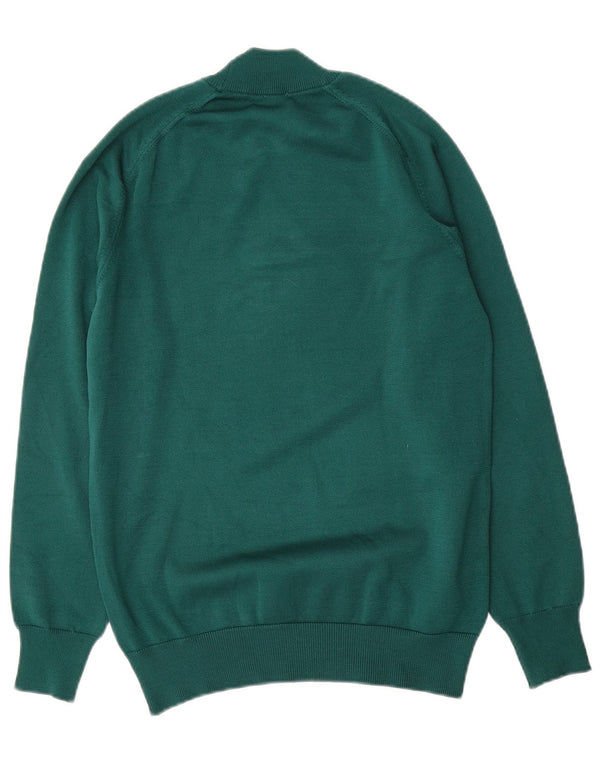 Vintage γυναικείο πουλόβερ με λαιμό χελώνα UK 12 Medium Green