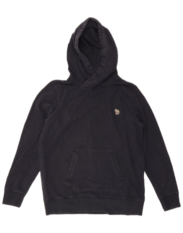 Paul Smith Mens Hoodie Jumper Medium Navy Blue Cotton