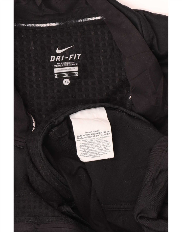 Женская спортивная куртка Nike Dri Fit UK 18 XL, черный полиэстер