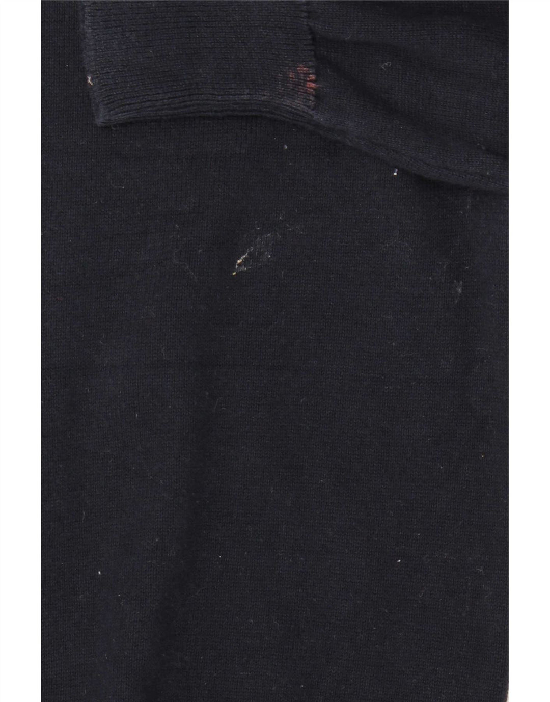 Marks & Spencer Mens Crew Neck Jumper Sweater Large Navy Blue Cotton
