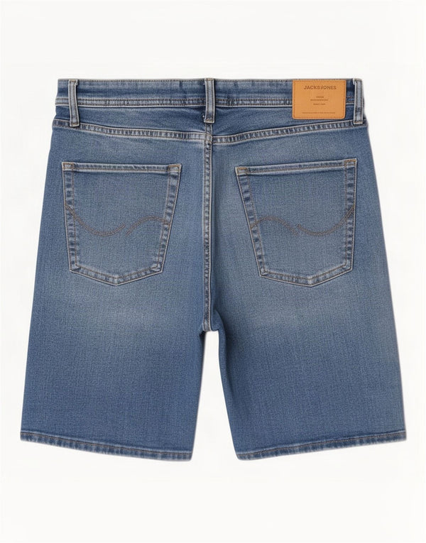 Jack & Jones Pantaloncini di jeans Chris dalla vestibilità rilassata da uomo di grandi dimensioni W36 in cotone blu