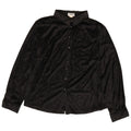 Trend Womens Shirt Blouse UK 20 2XL Black Polyester
