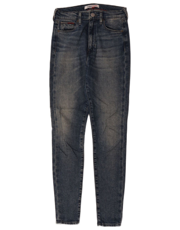 Jeans skinny da donna Tommy Hilfiger W27 L30 cotone blu