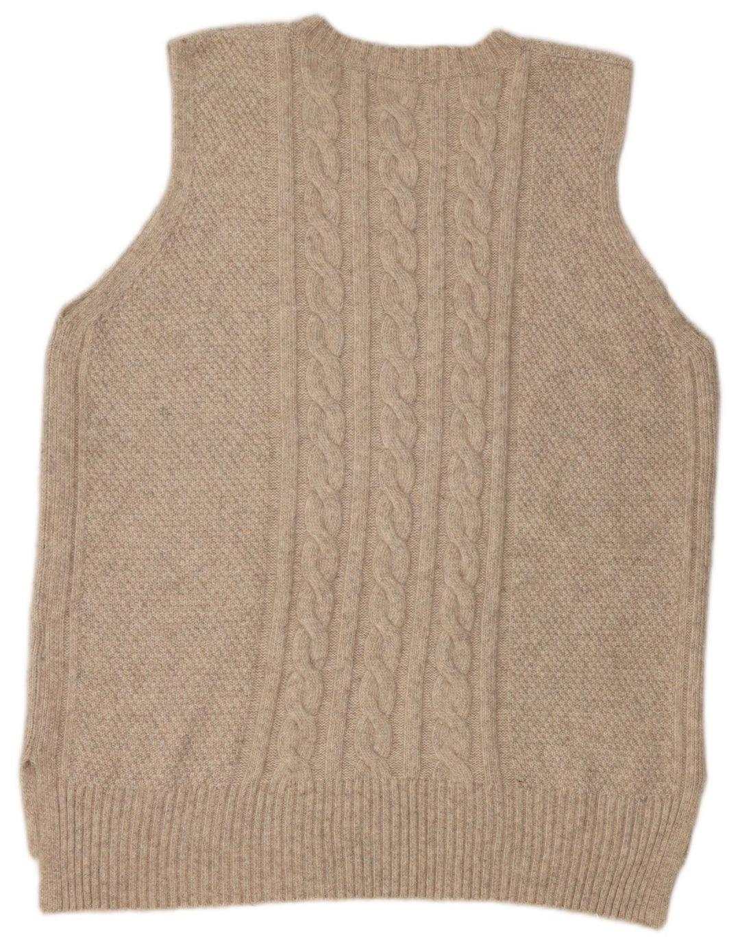 Marks & Spencer Damevest Tank Top UK 16 Large Beige Polyester