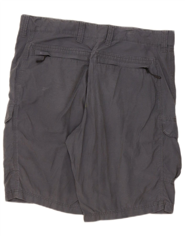 MARKS & SPENCER Mens Cargo Shorts W34 Large Navy Blue Cotton