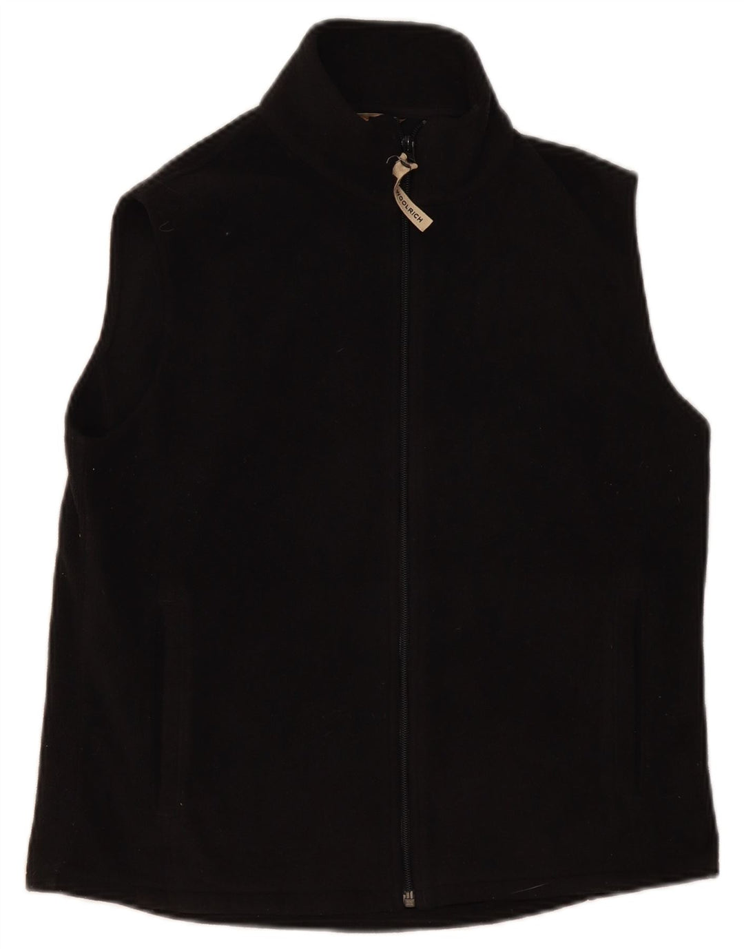 Woolrich Womens Fleece Gilet UK 14 Medium Black