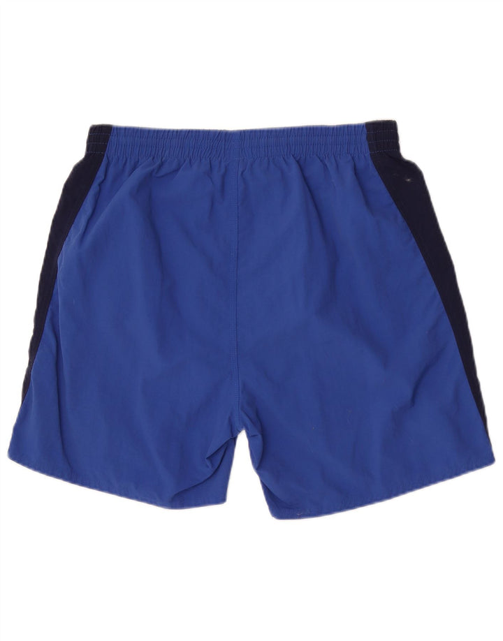 Pantaloncini da bagno con grafica da uomo Arena, grandi, in poliestere color block blu