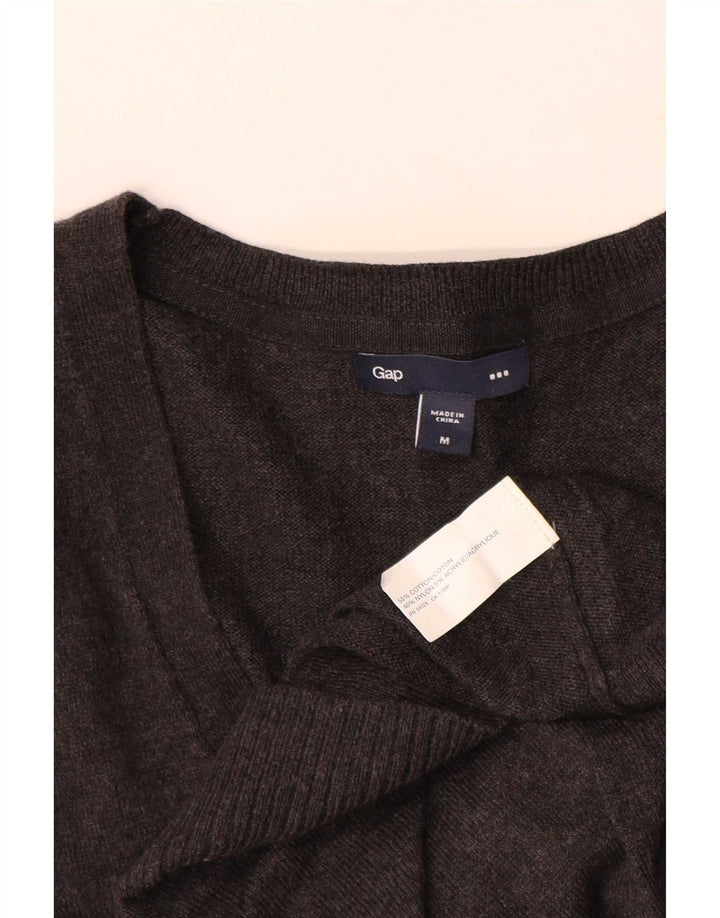 Gap Dame Cardigan Sweater UK 14 Medium Grey Bomuld