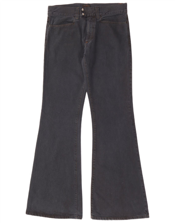 Energie Womens Flared Jeans  W33 L35 Navy Blue Cotton