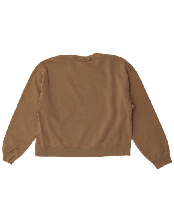 Jordan Mens Loose Fit Sweatshirt Jumper XS Khaki Cotton