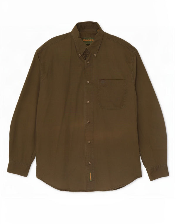 Timberland Chemise Homme Kaki Moyen Coton
