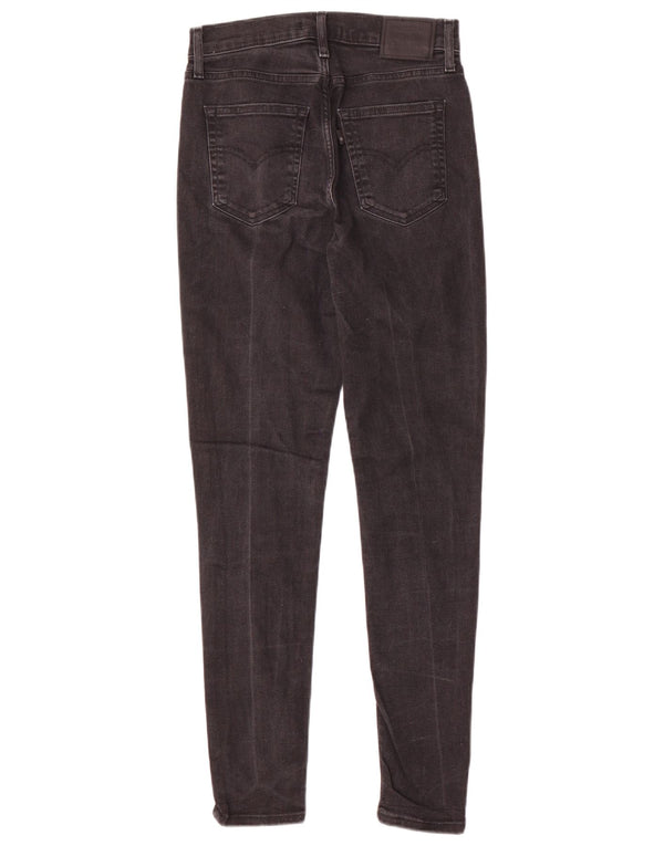 Γυναικείο Levi's 720 Ψηλόχρωμο Super Skinny Jeans W30 L29 Μαύρο βαμβακερό