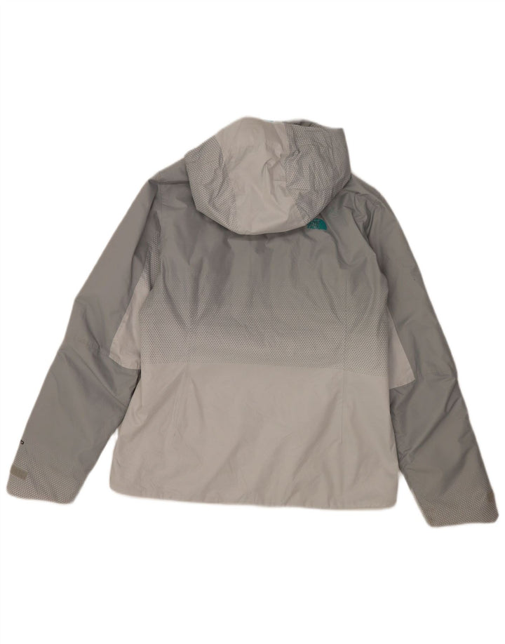 Giacca antipioggia con cappuccio da donna The North Face UK 14 Colorblock grigio medio