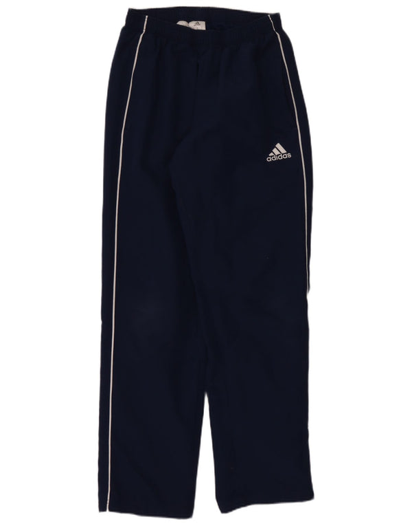 Pantaloni da tuta da uomo Adidas medi in poliestere blu navy