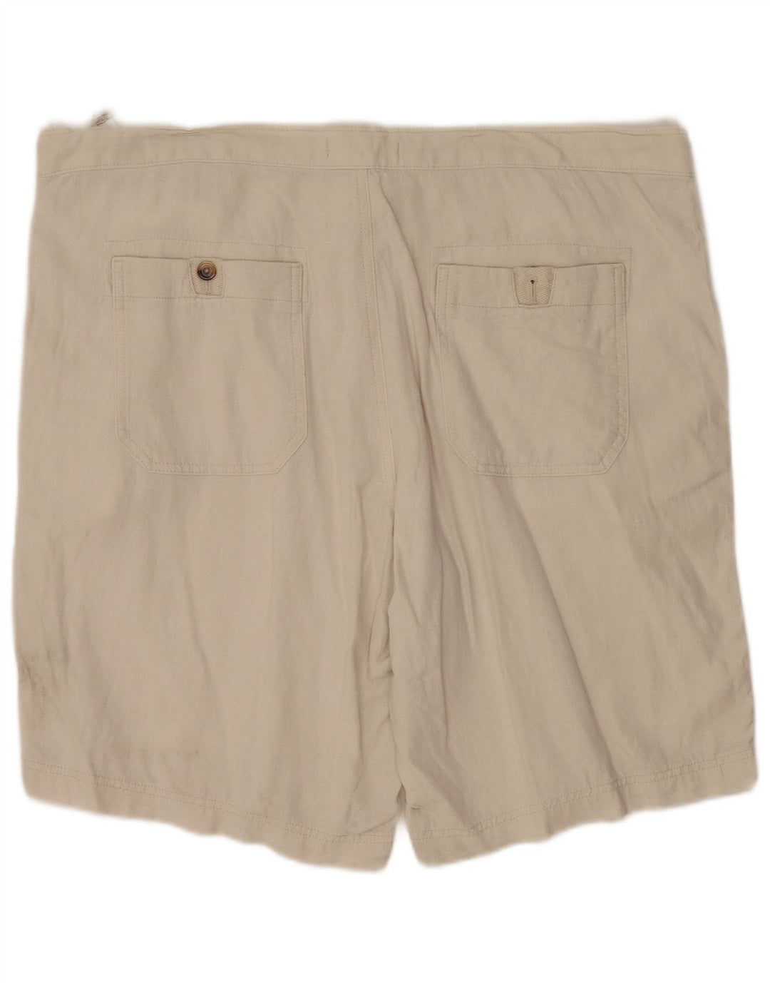Marks & Spencer Mens Chino Shorts W42 2XL Beige Flax