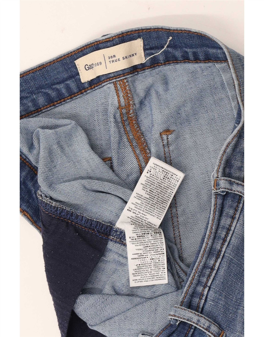 Gap Womens Skinny Jeans W30 L27 Blue Cotton