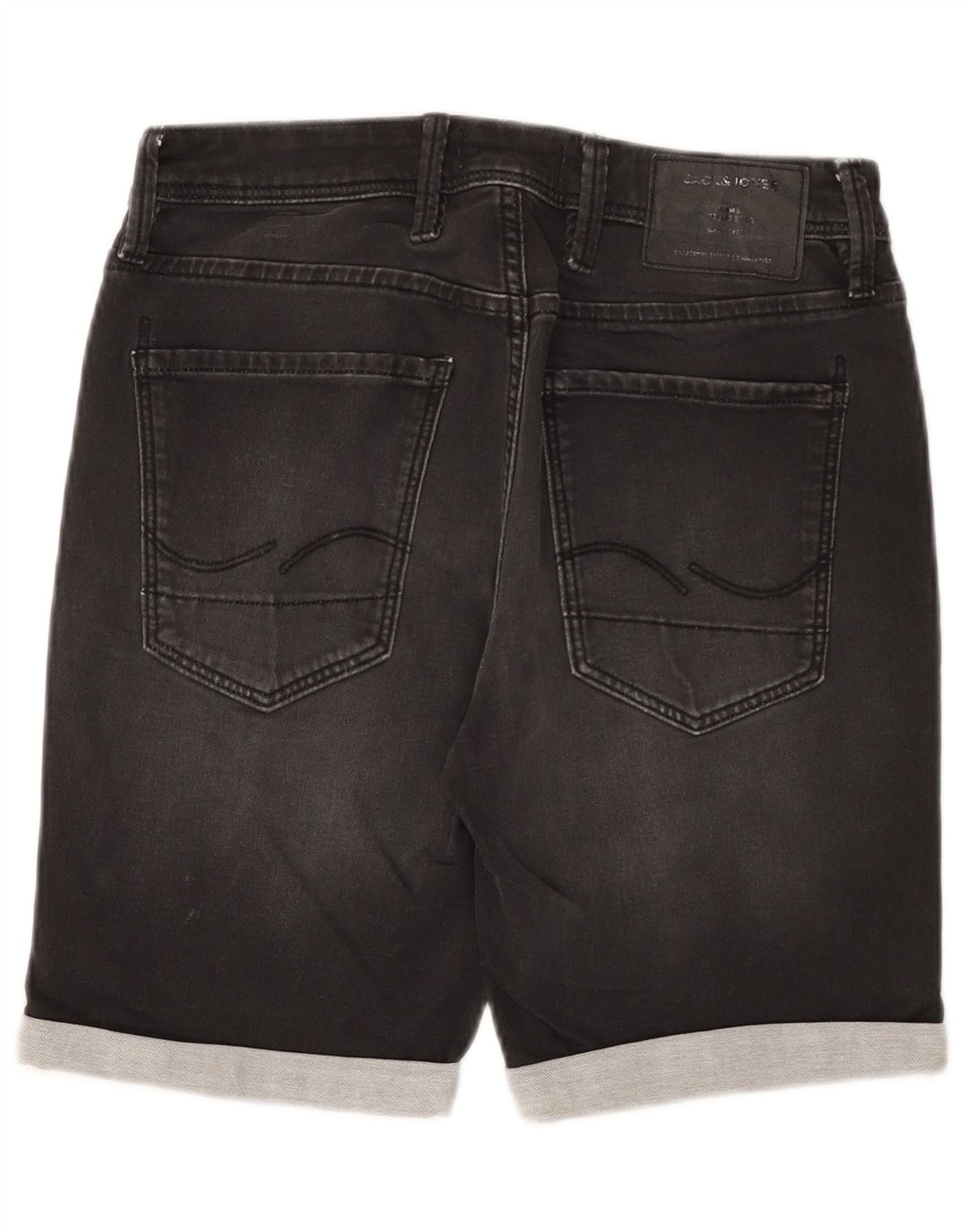 Jack & Jones Herren Regular Denim Shorts XS W28 Graue Baumwolle