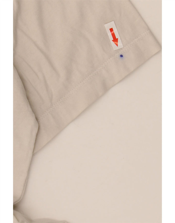 Nike Mens Loose Fit T-Shirt Top Medium Off White Cotton