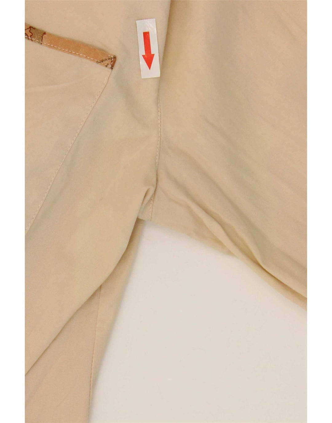 ALVIERO MARTINI Womens Shirt UK 16 Large Beige Cotton