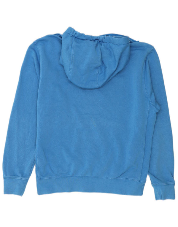 Nike Jersey con capucha holgado para hombre, talla pequeña, algodón azul