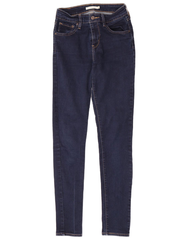 Levi's Womens 721 High Rise Skinny Jeans W26 L30 тёмно-синий хлопковый цвет