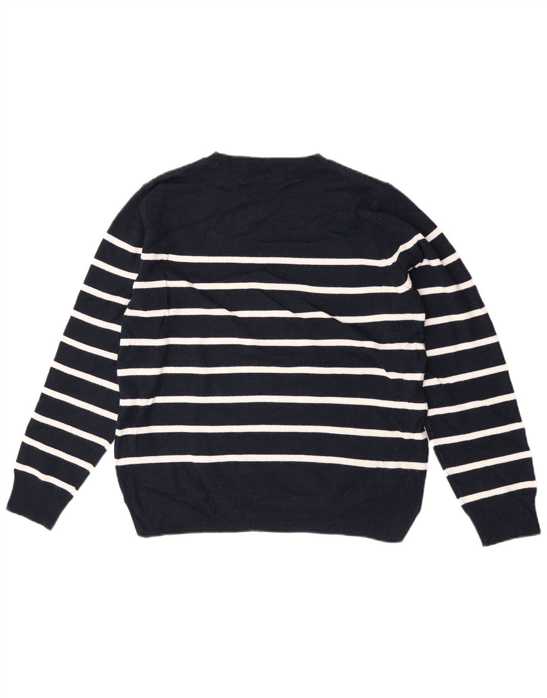 Marks & Spencer Womens Crew Neck Jumper Sweater UK 14 Medium Navy Blue