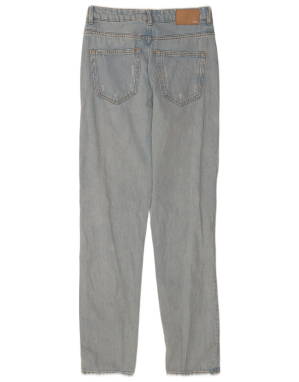 Zara Dame High Waist Slim Jeans EU 38 Small W28 L30 Blue