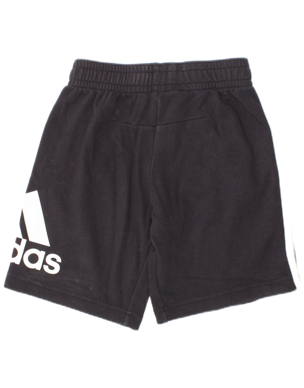 Adidas Short de Sport Graphique Garçon 7-8 Ans Coton Noir
