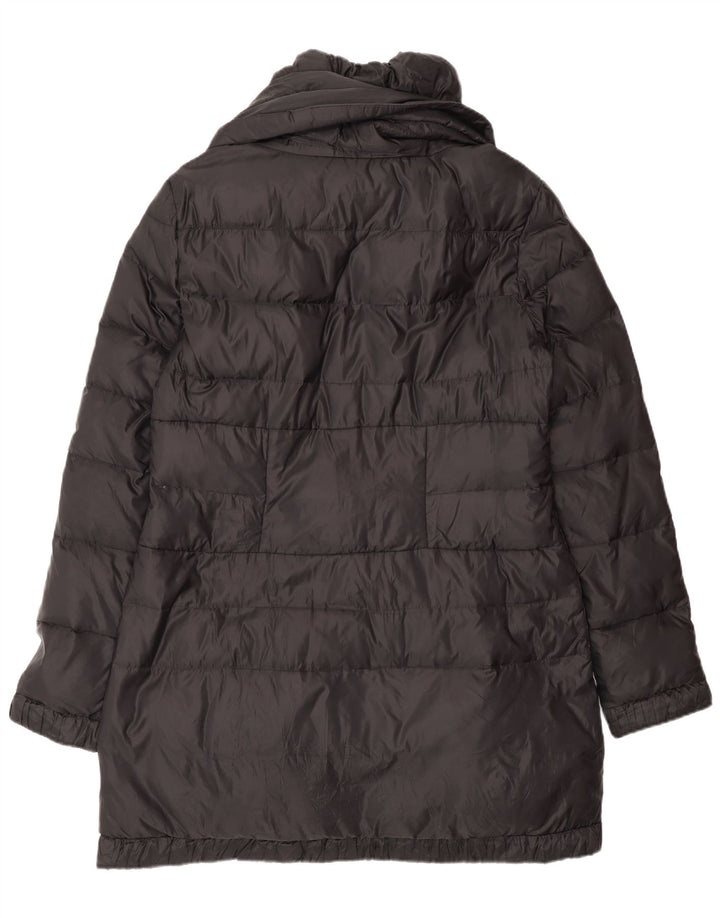 Guess Womens Polstret Frakke UK 12 Medium Sort Polyamid