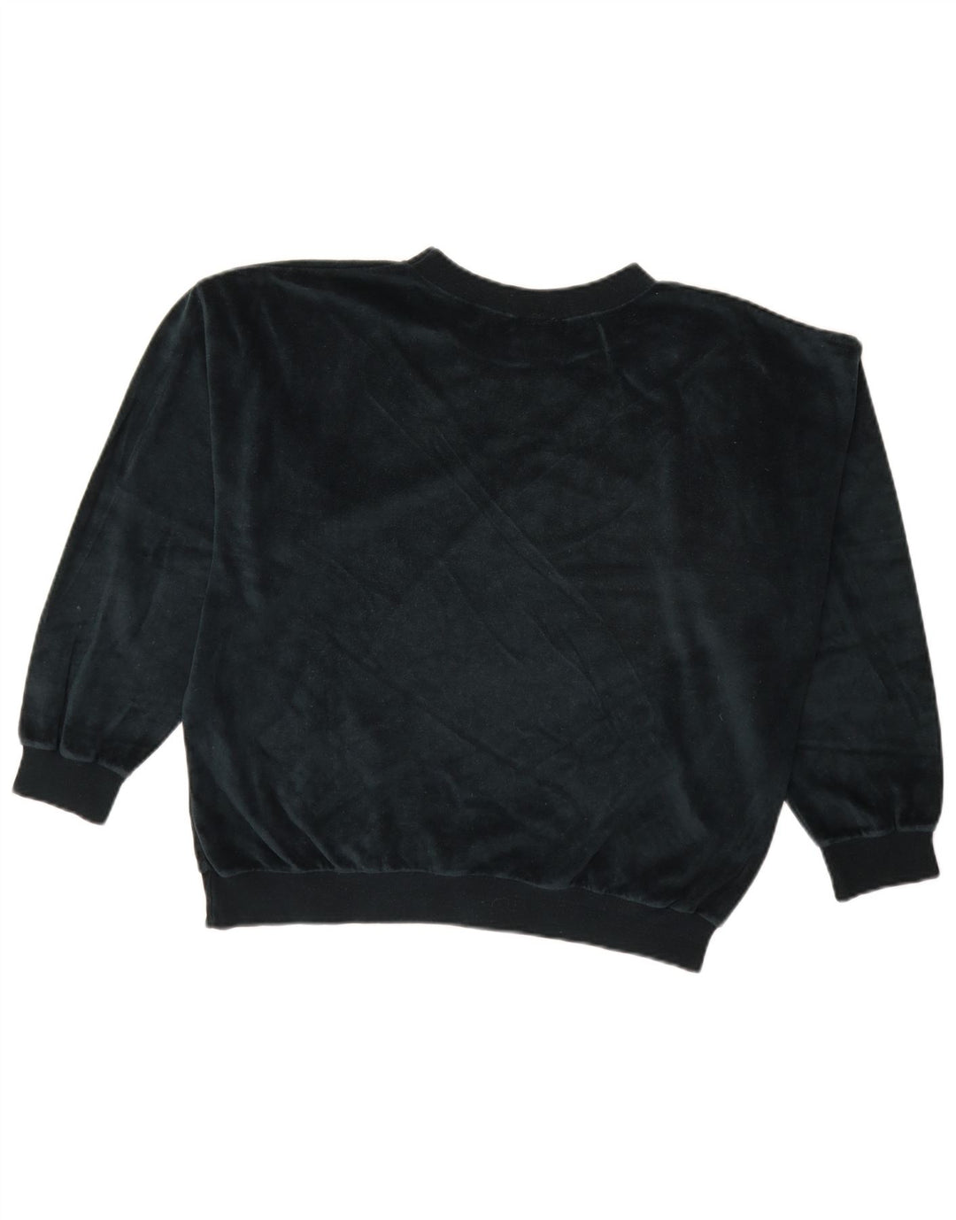 CANDA Womens Oversized Sweatshirt Jumper UK 10 Small Green Cotton