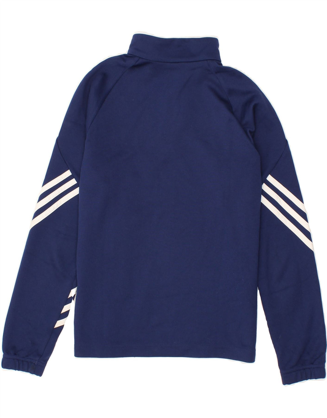 ADIDAS Boys Climalite Pullover Tracksuit Top 9-10 Years Medium Navy Blue Vintage Adidas and Second-Hand Adidas from Messina Hembry 