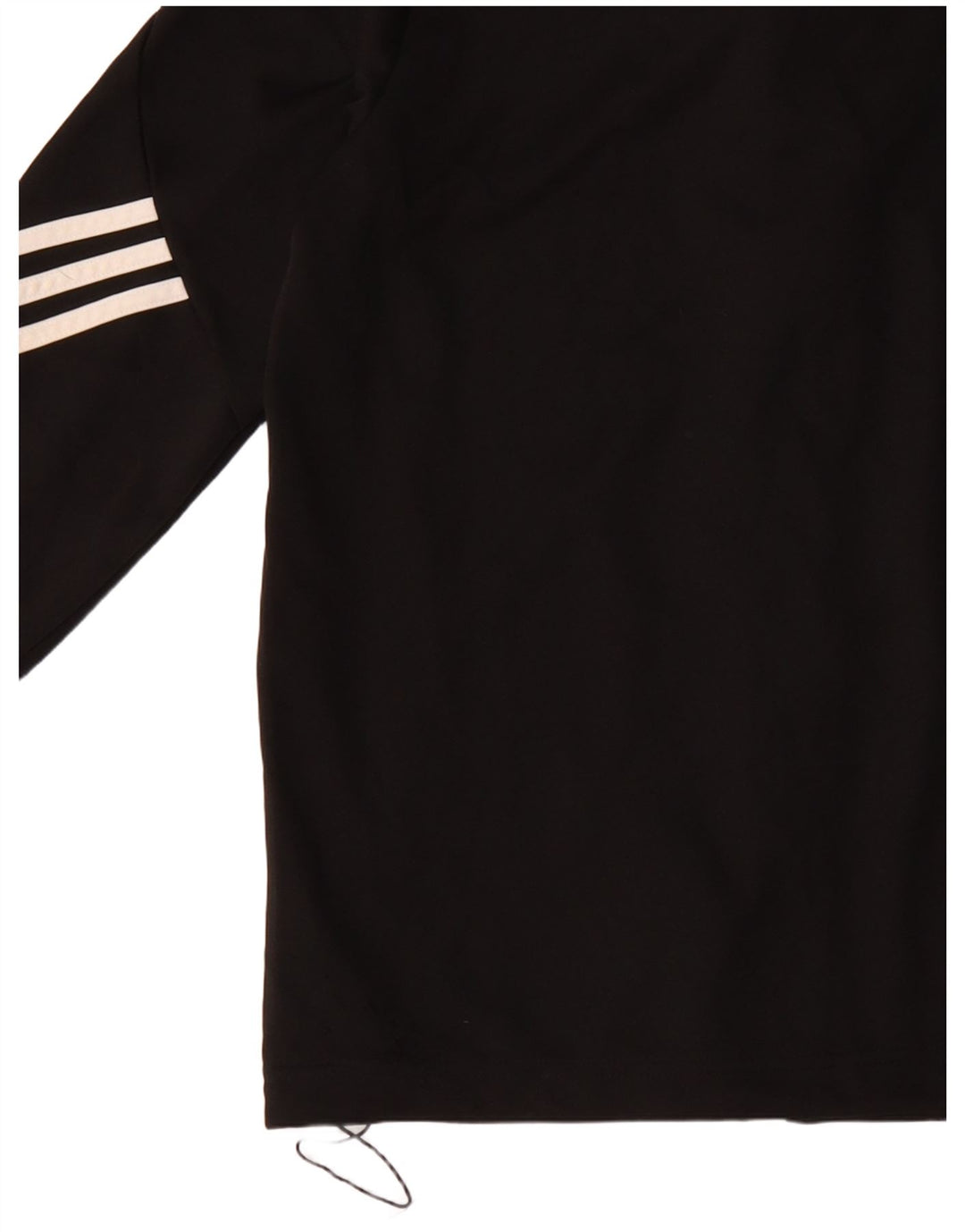 Adidas Boys Climalite Tracksuit Top Jacket 13-14 Years Black Polyester