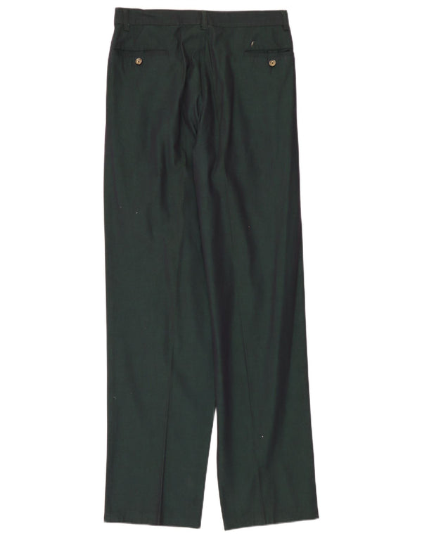 Mazzonetto Mens Pegged Chino Trousers IT 48 Medium W30 L34 Green Cotton