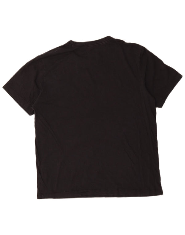 Nike Mens T-Shirt Top Large Black Cotton