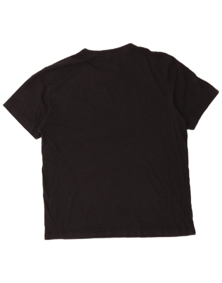 Nike Mens T-Shirt Top Large Black Cotton