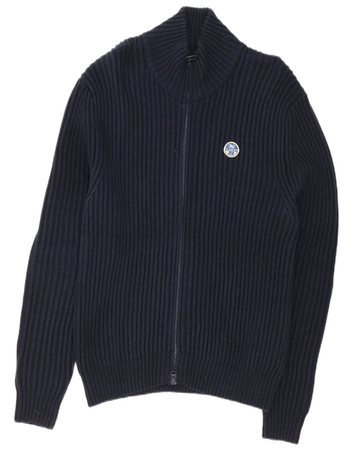 North Sails Pull Cardigan Homme XL Bleu Marine Coton