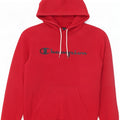 Champion Mens Graphic Hoodie Jumper Medium Red Cotton