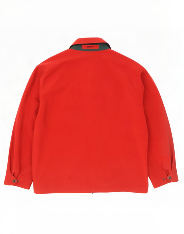 Gant Chaqueta cortavientos para hombre UK 40 Large Poliamida roja