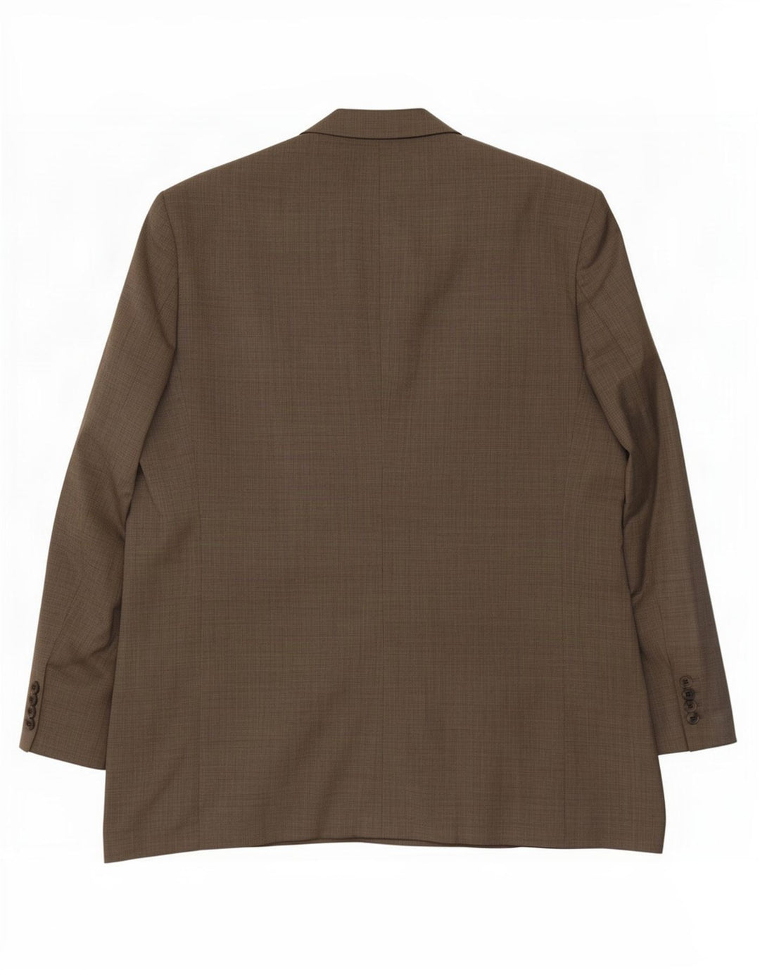 Jaqueta blazer masculina de 3 botões Marks & Spencer Reino Unido 48 2XL lã bege