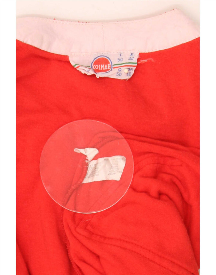Colmar Homme Top Manches Longues IT 50 Rouge Moyen Colourblock Coton