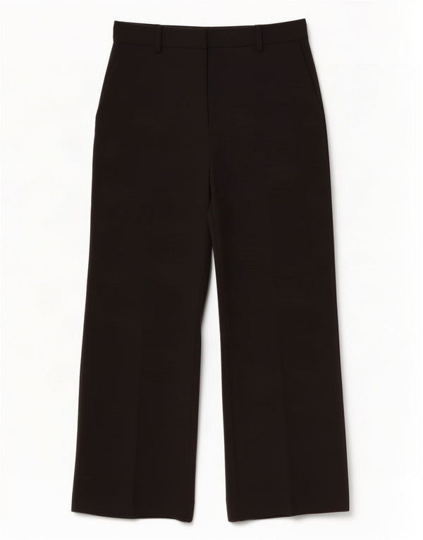 Zara Γυναικείο φαρδύ παντελόνι Casual Medium W28 L28 Μαύρο Πολυεστέρας