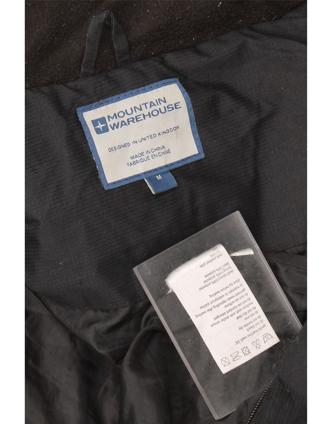 MOUNTAIN WAREHOUSE Mens Padded Gilet UK 38 Medium Black Polyester