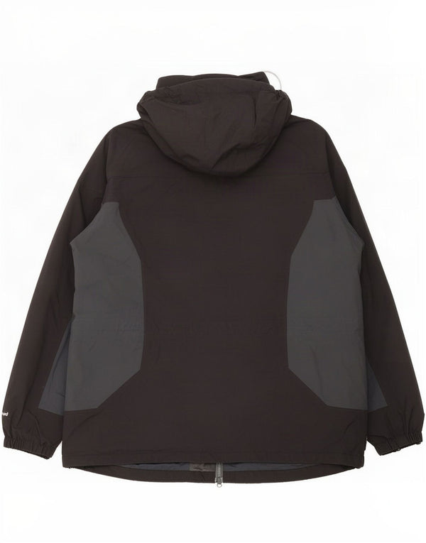 Sprayway Mens kapucnis széldzseki dzseki UK 40 nagy fekete Colourblock