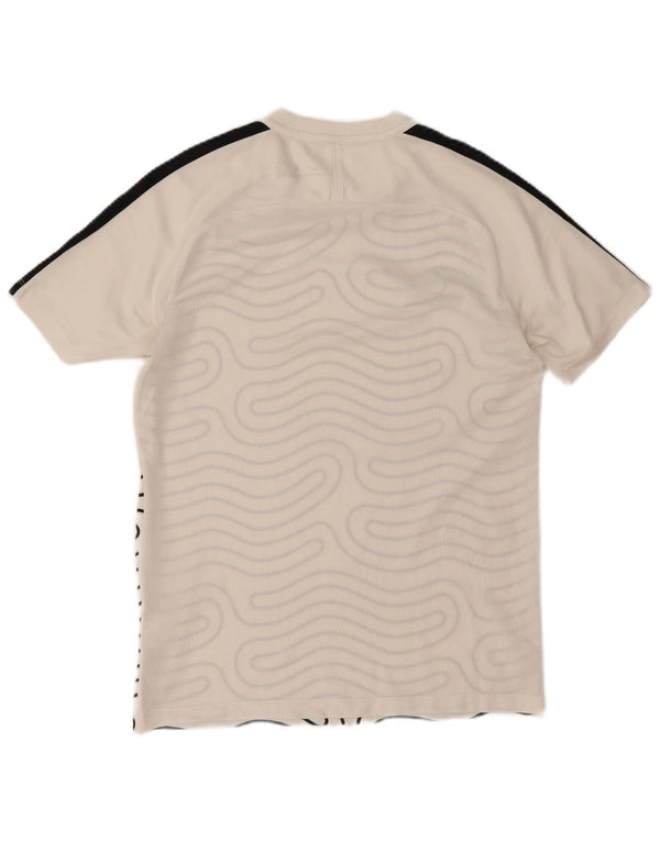 Nike Herre Dri Fit T-shirt med abstrakt mønster mellem hvid farveblok