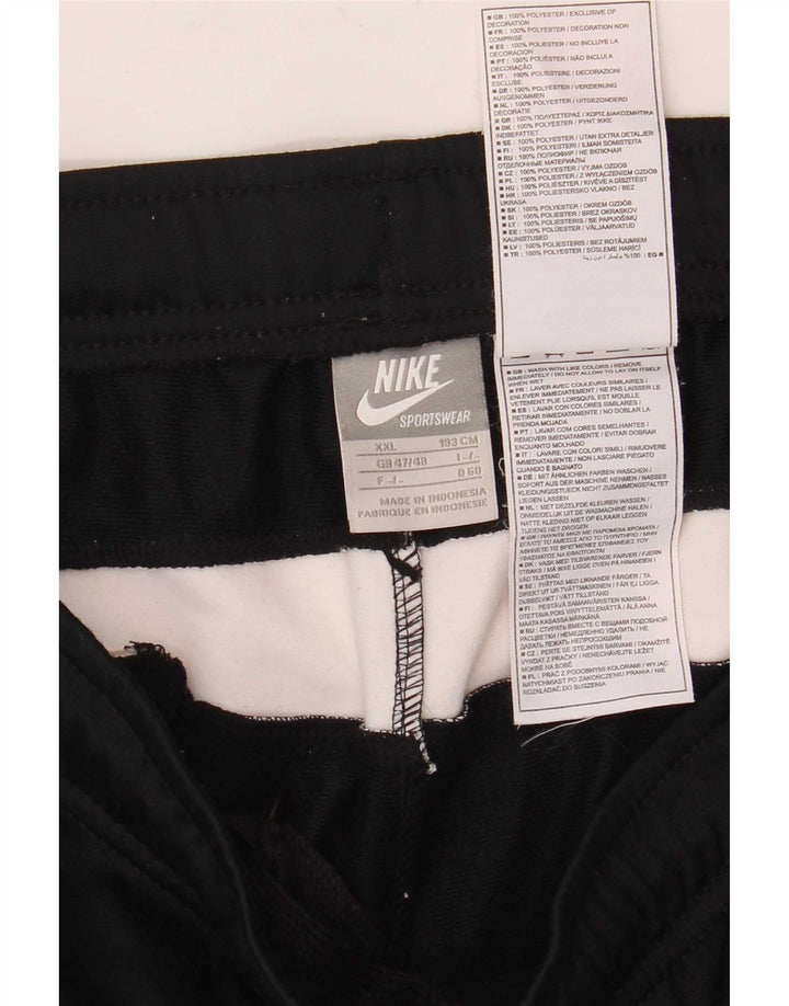 Pantaloni da tuta corti Nike da uomo 2XL Poliestere color block nero